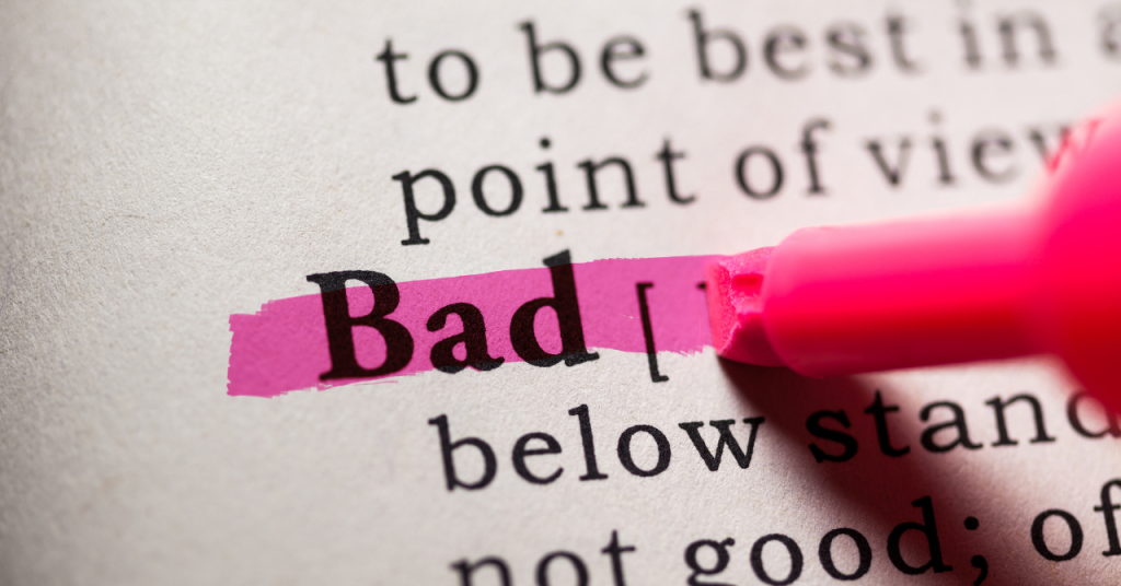 やってはいけないノートの使い方を表すイメージ画像