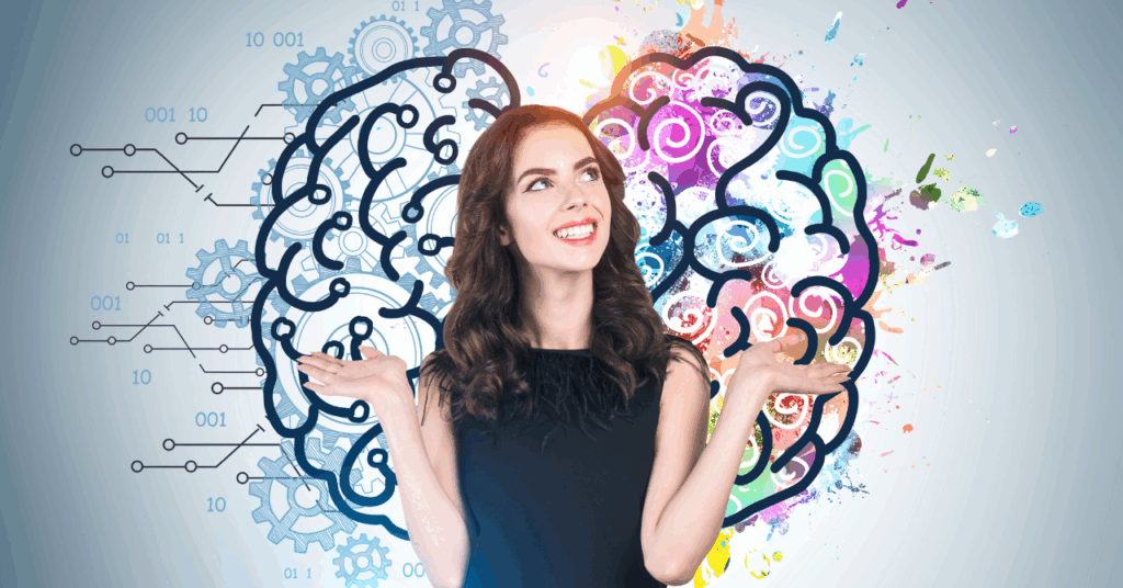 脳が若いことを示すイメージ画像