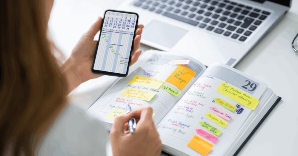 勉強スケジュールを示す画像